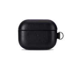 Case Couro Premium Compatível Com Fone Airpods 4 Geração Preto