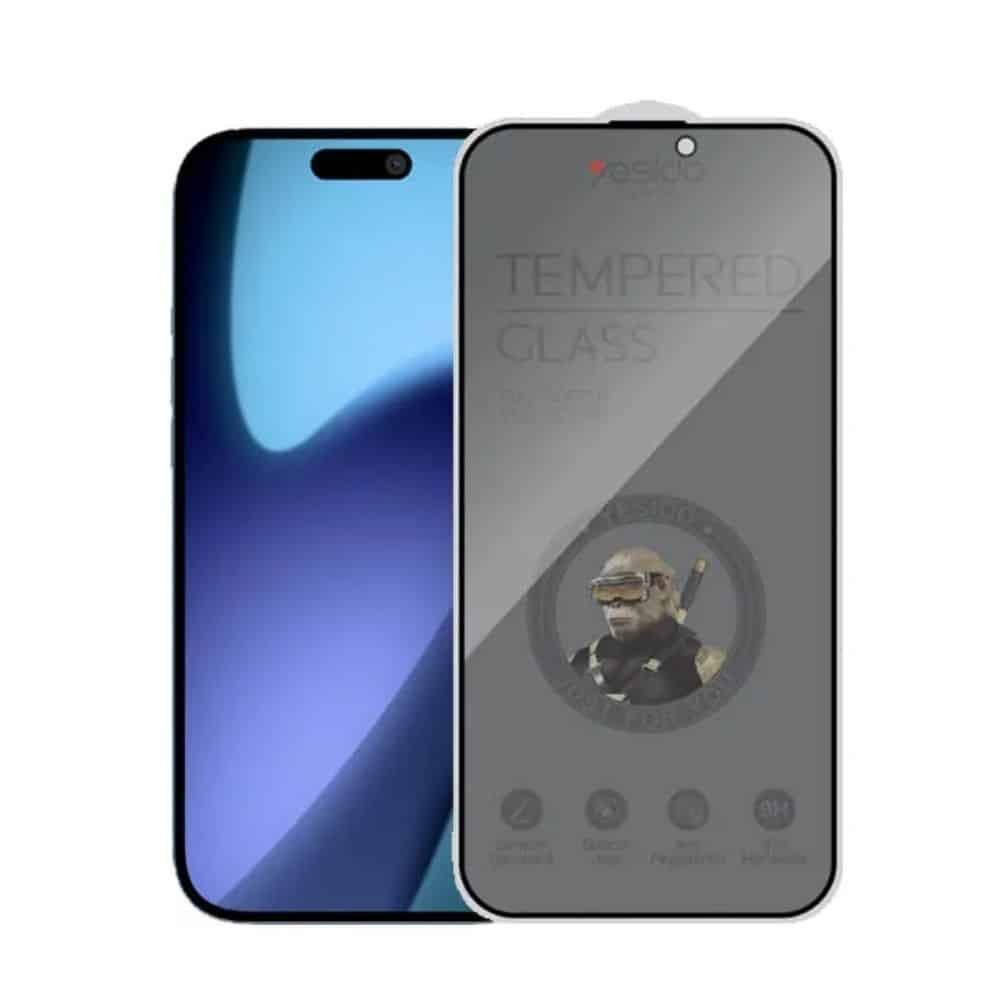 Protetor de tela de vidro cristalino Yesido TG26 para iPhone 17 Pro