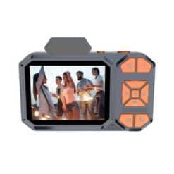 Câmera digital Porodo Full HD de 48 MP com zoom de 18x, tela de 2,88 polegadas, flash para fotos, 20 filtros de beleza,