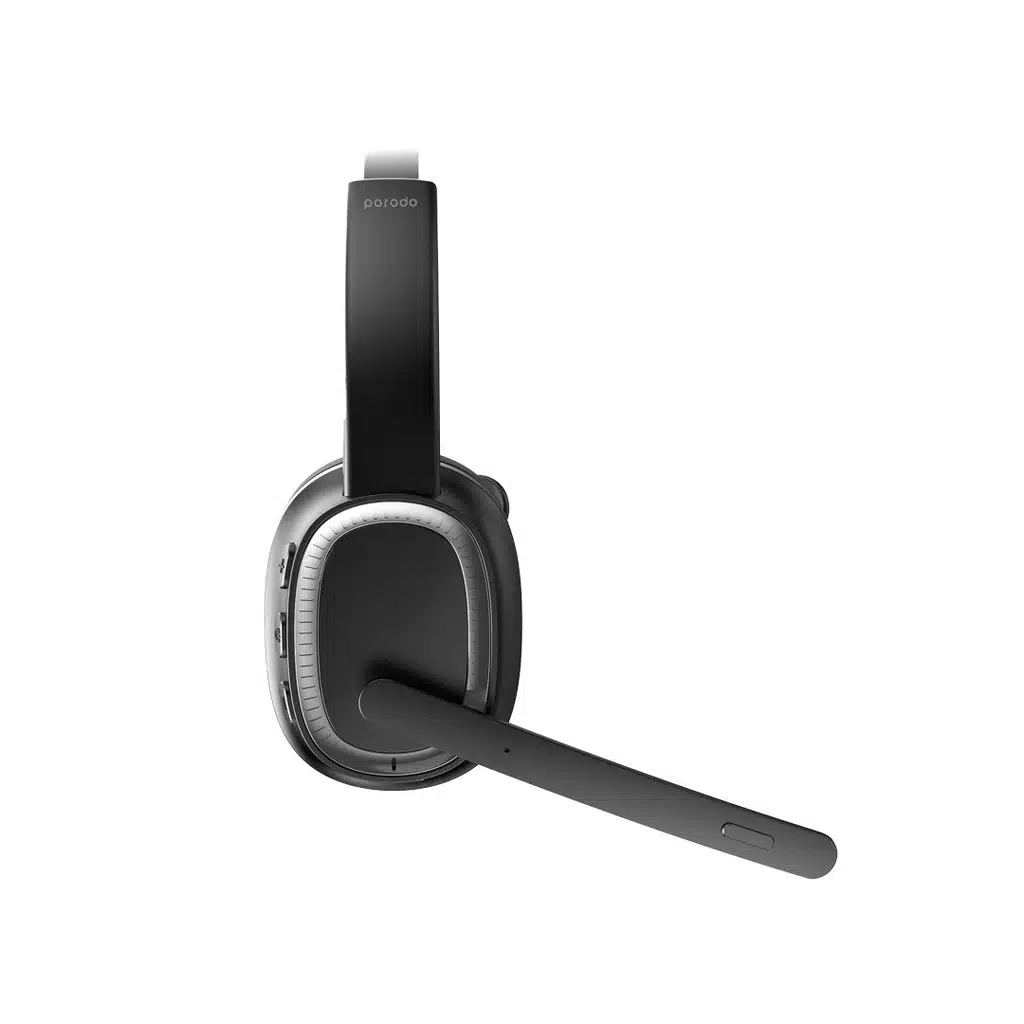 Fone de ouvido sem fio Porodo Enc para trabalho - Preto
