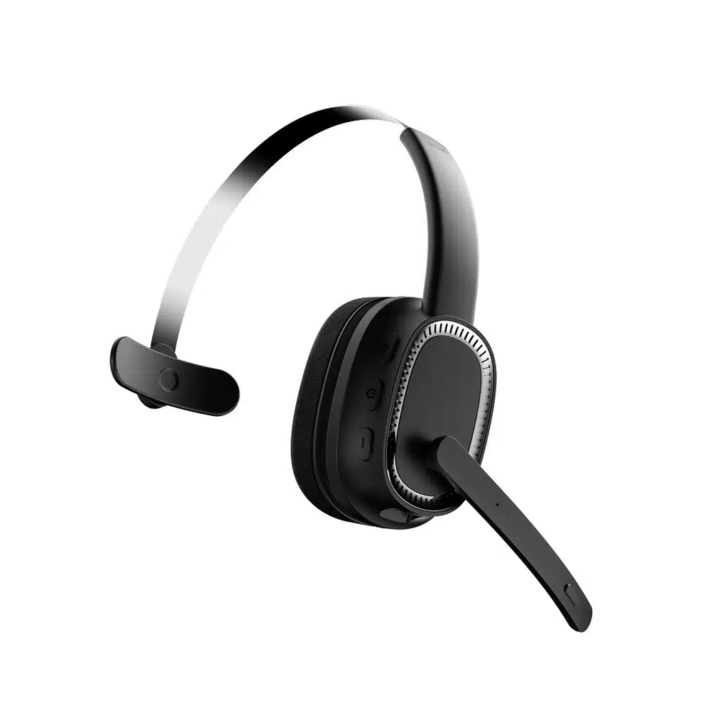 Fone de ouvido sem fio Porodo Enc para trabalho - Preto