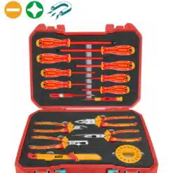 Conjunto de ferramentas manuais isoladas TOTAL 16PCS (THKITH1601)