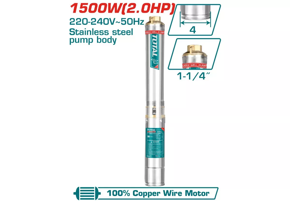 Bomba de poço profundo de 4 polegadas