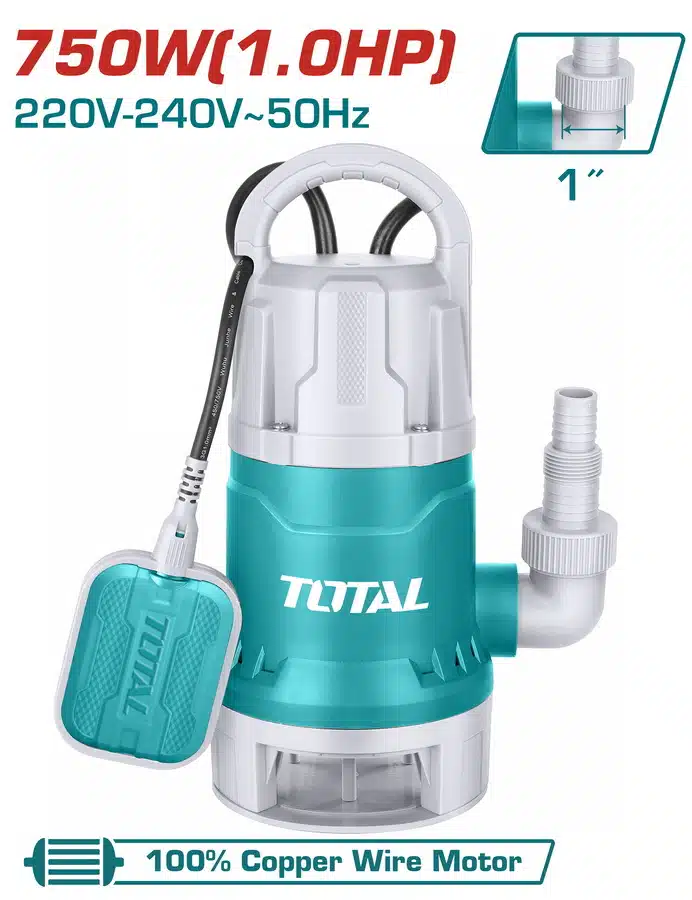 Bomba submersível para esgoto TOTAL 750W (TWP87506)
