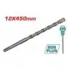 Broca de martelo TOTAL SDS PLUS S4L 12X210 MM