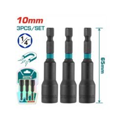 Conjunto de 3 porcas magnéticas de 10 mm (TAC271031)