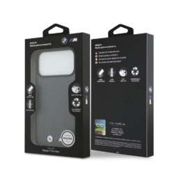 Capa BMW MagSafe em couro PU para iPhone 17 Pro Max (Original)