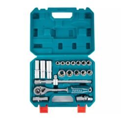 Jogo de Soquetes Total THT121201 com 20 Peças, Tamanho 1/2 Polegada