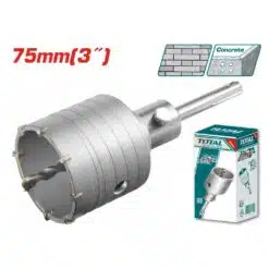 Broca de núcleo de serra copo Total para concreto 75mm TAC430751