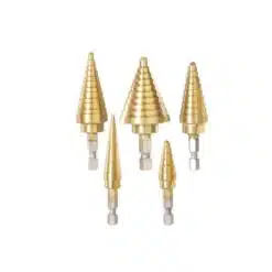 Broca escalonada hexagonal HSS4341 1/4'' Jogo com 5 peças - TACSD2051