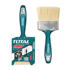 Pincel com Cabo de Plástico e Borracha Revestida de 3"