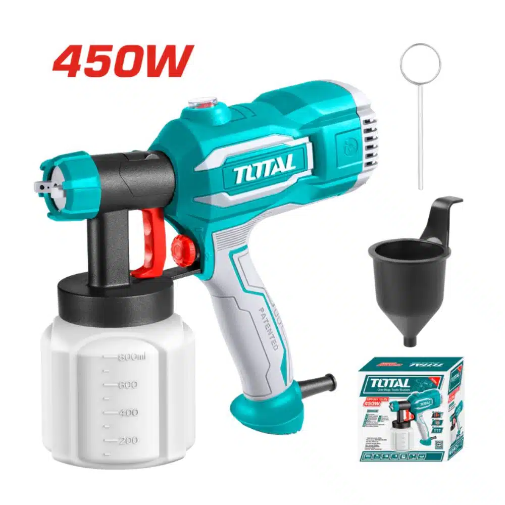 Pistola de pintura TOTAL 450W (TT3506)
