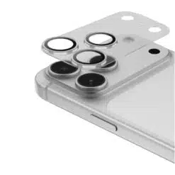 Protetor de Lente da Câmera para iPhone 17 Pro Max / Dureza 9H / Resistente a Arranhões e Impactos / Ultratransparente HD / Fácil Instalação / Cobertura Total da Tela