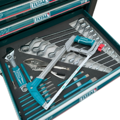 Conjunto de ferramentas multiuso com 369 ou 288 peças (com armário de ferramentas com 7 prateleiras e rodas) Modelo THPTCS83692 / THPTCS82882 (Conjunto de ferramentas) Conjunto de ferramentas, armário de ferramentas, kit de ferramentas completo