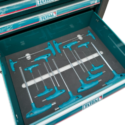 Conjunto de ferramentas multiuso com 369 ou 288 peças (com armário de ferramentas com 7 prateleiras e rodas) Modelo THPTCS83692 / THPTCS82882 (Conjunto de ferramentas) Conjunto de ferramentas, armário de ferramentas, kit de ferramentas completo