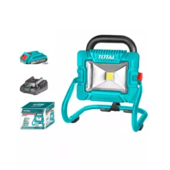 Lanterna portátil Total Tools com base, bateria de 20V + bateria e carregador - TWLI20258