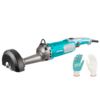 Esmerilhadeira reta Total de 150 mm e 1100 W com 1 conjunto extra de escovas de carvão e 1 par de luvas TSG1508