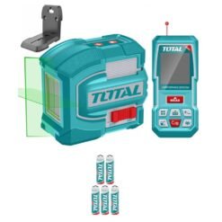Kit de Nível a Laser e Medição de Distância TOTAL com 2 peças (TOSLL0401) – Precisão e Eficiência