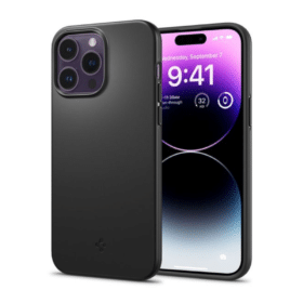Spigen Capa Thin Fit para iPhone 14 Pro Max Black
