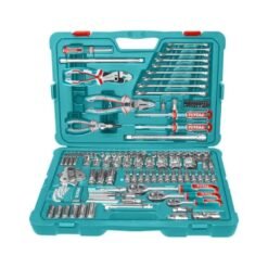 Conjunto de 135 peças de ferramentas combinadas com catraca, incluindo estojo industrial - THKTHP21356