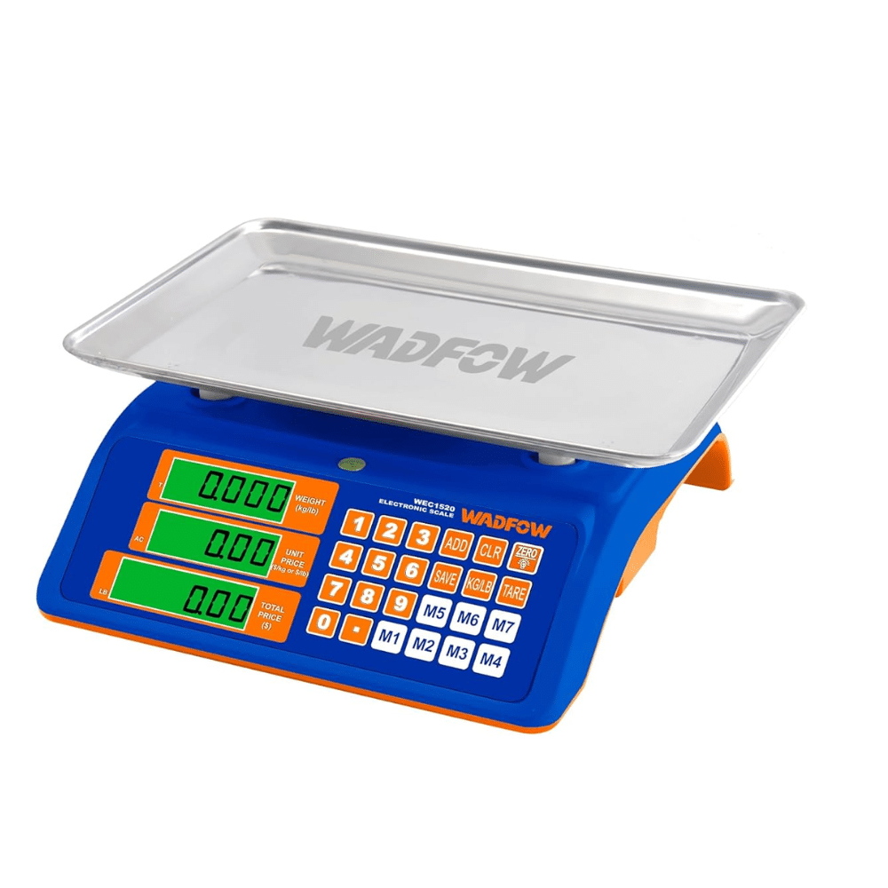 Balança eletrônica com capacidade máxima de 30 kg e mesa de 329 x 240 mm. Possui visor LED. - WEC1520