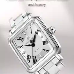 Relógio feminino FullSilver Dames Horloge Naviforce NF5065 estilo luxuoso e exclusivo (Original) - Image 11