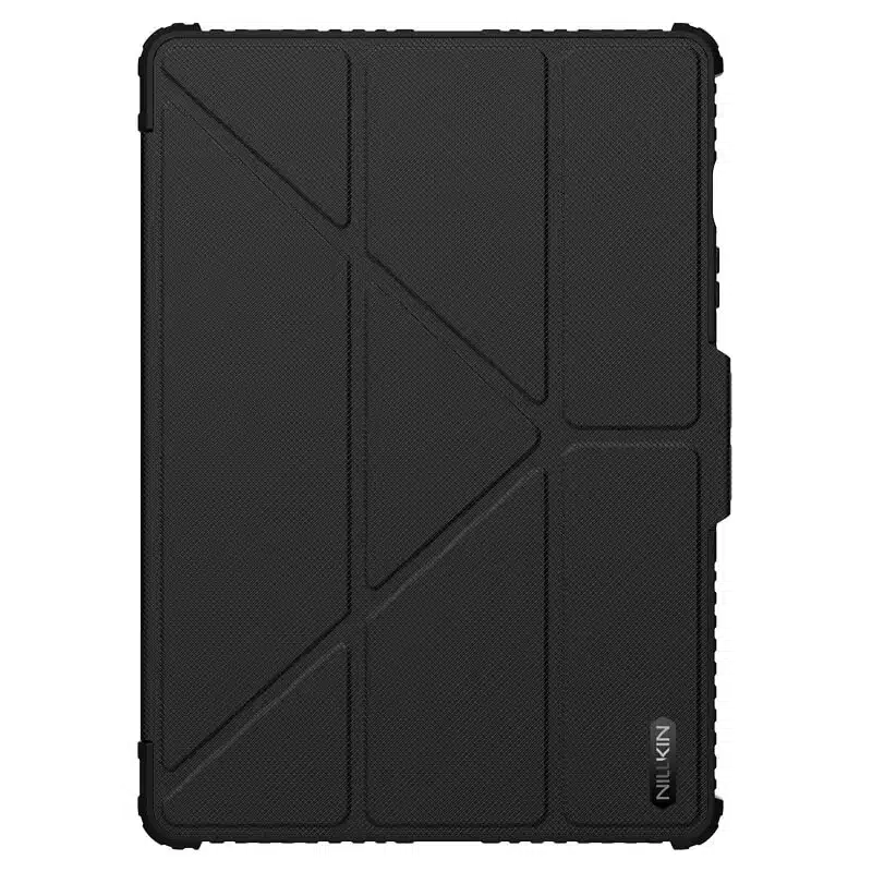 Capa protetora Nillkin Bumper em couro sintético, estilo dobrável multiângulo, para Samsung Galaxy Tab S10 FE (Galaxy Tab S10 Fan Edition).