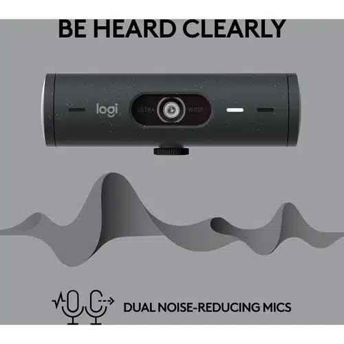 Webcam Logitech Brio 505 Full HD 1080p com Correção de Iluminação e Enquadramento Automático - Image 5