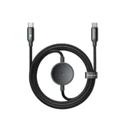 Alternative view of Cabo de carregamento sem fio magnético para Smartwatch Samsung e USB C 2 em 1 60w 1,5m Mcdodo