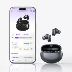 Auriculares Bluetooth Mcdodo Speak A01 com tradutor de IA, cancelamento de ruído ativo (ANC) e (ENC) - Cinza - Image 11
