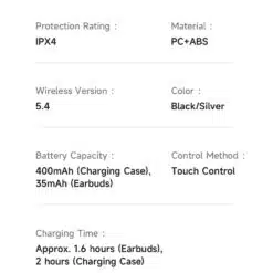 Auriculares Bluetooth Mcdodo Speak A01 com tradutor de IA, cancelamento de ruído ativo (ANC) e (ENC) - Cinza - Image 5