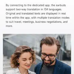Auriculares Bluetooth Mcdodo Speak A01 com tradutor de IA, cancelamento de ruído ativo (ANC) e (ENC) - Cinza - Image 7
