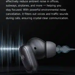 Auriculares Bluetooth Mcdodo Speak A01 com tradutor de IA, cancelamento de ruído ativo (ANC) e (ENC) - Cinza - Image 6