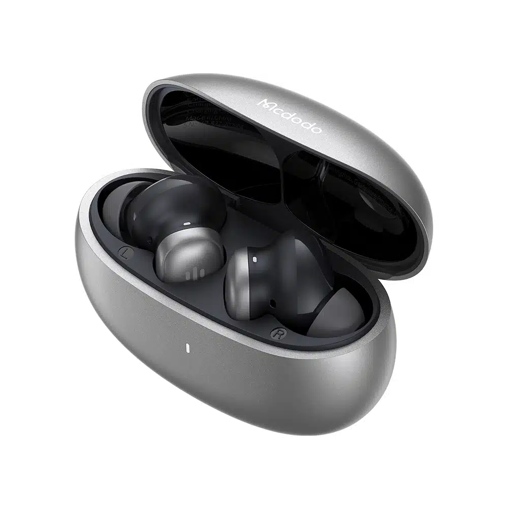Auriculares Bluetooth Mcdodo Speak A01 com tradutor de IA, cancelamento de ruído ativo (ANC) e (ENC) - Cinza - Image 14