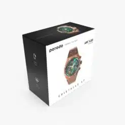 Alternative view of Smartwatch Porodo CristalloAP com Mostrador Azul - Gold