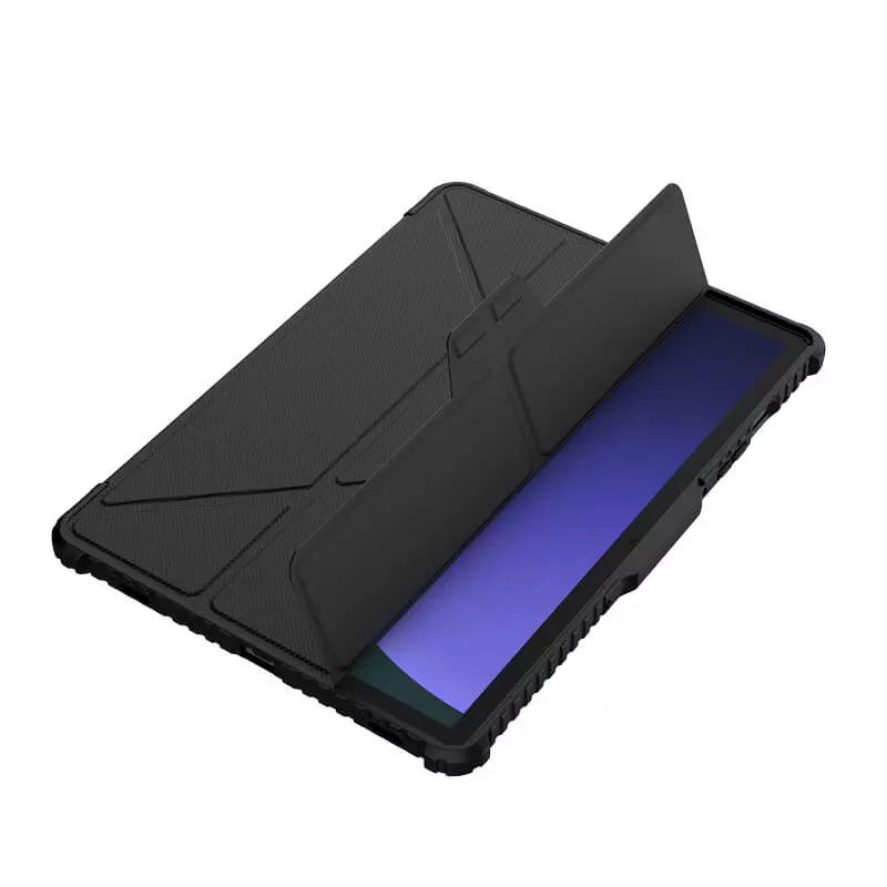 Capa protetora Nillkin Bumper em couro sintético, estilo dobrável multiângulo, para Samsung Galaxy Tab S10 FE (Galaxy Tab S10 Fan Edition).