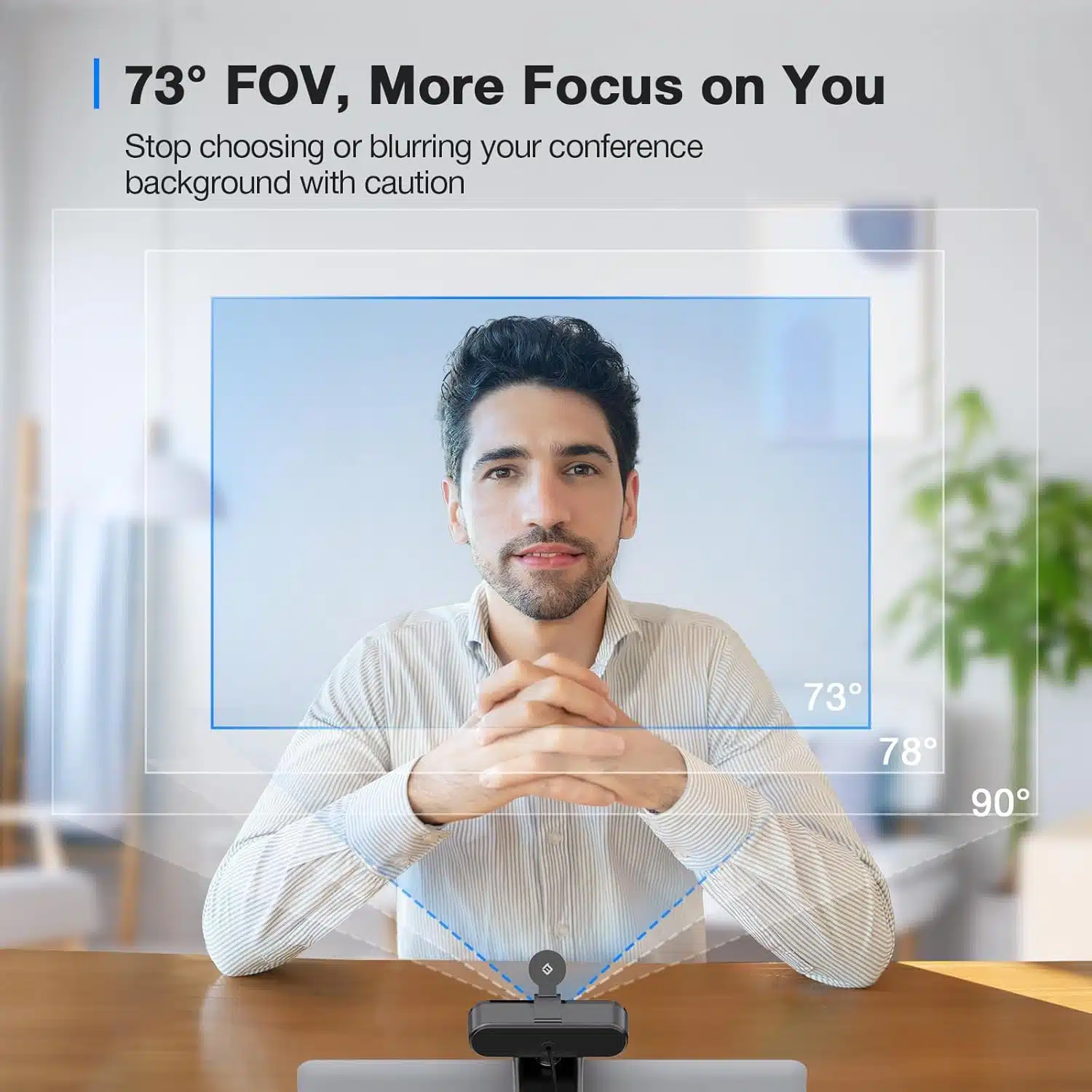 Webcam 4K EMEET C960 para PC com sensor Sony foco automático PDAF | campo de visão de 73° - Image 7
