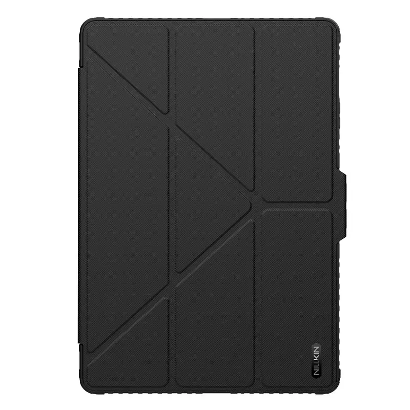 Capa protetora Nillkin Bumper em couro sintético, estilo dobrável multiângulo, para Samsung Galaxy Tab S10 FE Plus (Galaxy Tab S10 FE+).