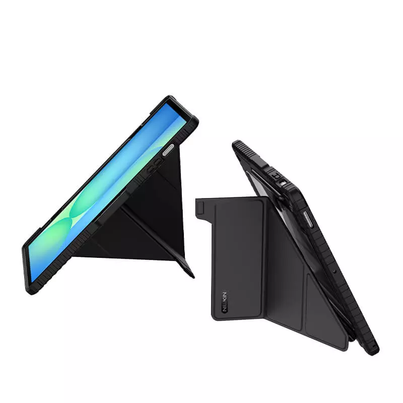 Capa protetora Nillkin Bumper em couro sintético, estilo dobrável multiângulo, para Samsung Galaxy Tab S10 FE+ Plus - Image 4