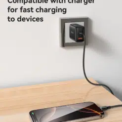 CA194 3M PD 60W Carregamento Rápido Tipo-C para Tipo-C Max com Transferência de Dados de 480Mbps Cabo de Dados Trançado