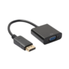 Cabo Adaptador DisplayPort DP para VGA, Conversor DisplayPort Macho para VGA Fêmea HD 1080P 60Hz