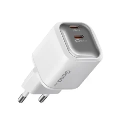 Carregador Rápido Dual USB-C Mcdodo GaN Mini de 45W Branco