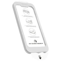 Vidro 3D Picasso para iPhone 17 Pro Max, Bandeja de Alinhamento, Vidro HD Transparente, Anti-impressão Digital, Dureza 9H, Antirriscos, Sem Bolhas - Transparente