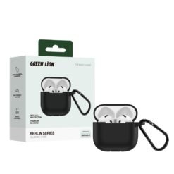 Capa de silicone Green Lion Berlin Series para AirPods 4,