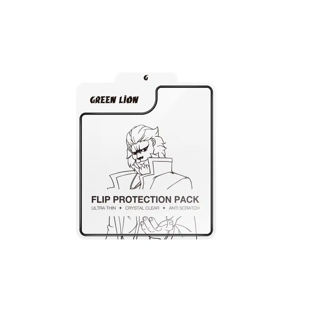 Green Lion Samsung Galaxy Z Flip 6 Fold Protection Pack - Transparente