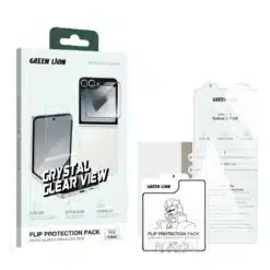 Green Lion Samsung Galaxy Z Flip 6 Fold Protection Pack - Transparente