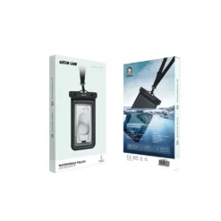 Bolsa impermeável Green Lion - Transparente