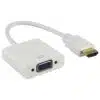 Adaptador HDMI para VGA branco angola