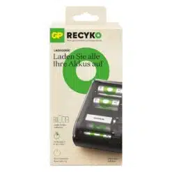 Alternative view of Carregador de bateria (pilhas) universal USB GP Recyko B631