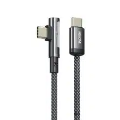 Cabo Wekome WDC-43 PD65W Raython Series de ângulo reto para jogos, tipo C para tipo C [cinza]